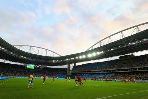 Engenhão fez bonito nesta quarta-feira de Rio 2016 / Foto: Buda Mendes / Getty Images